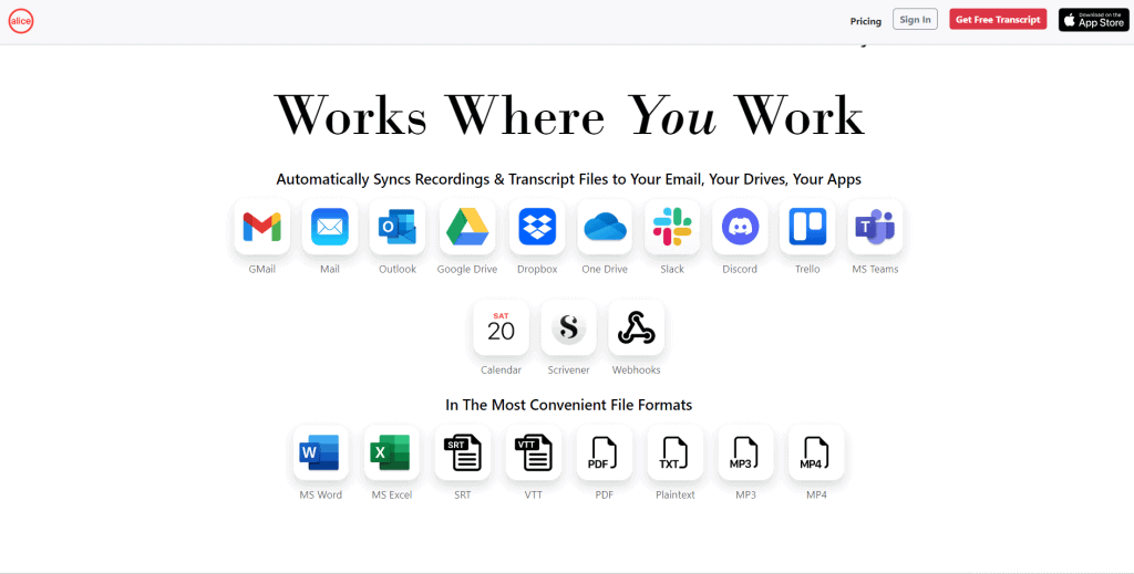Works where you work