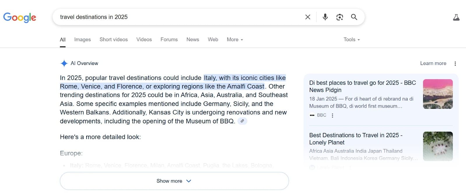 AI Overviews