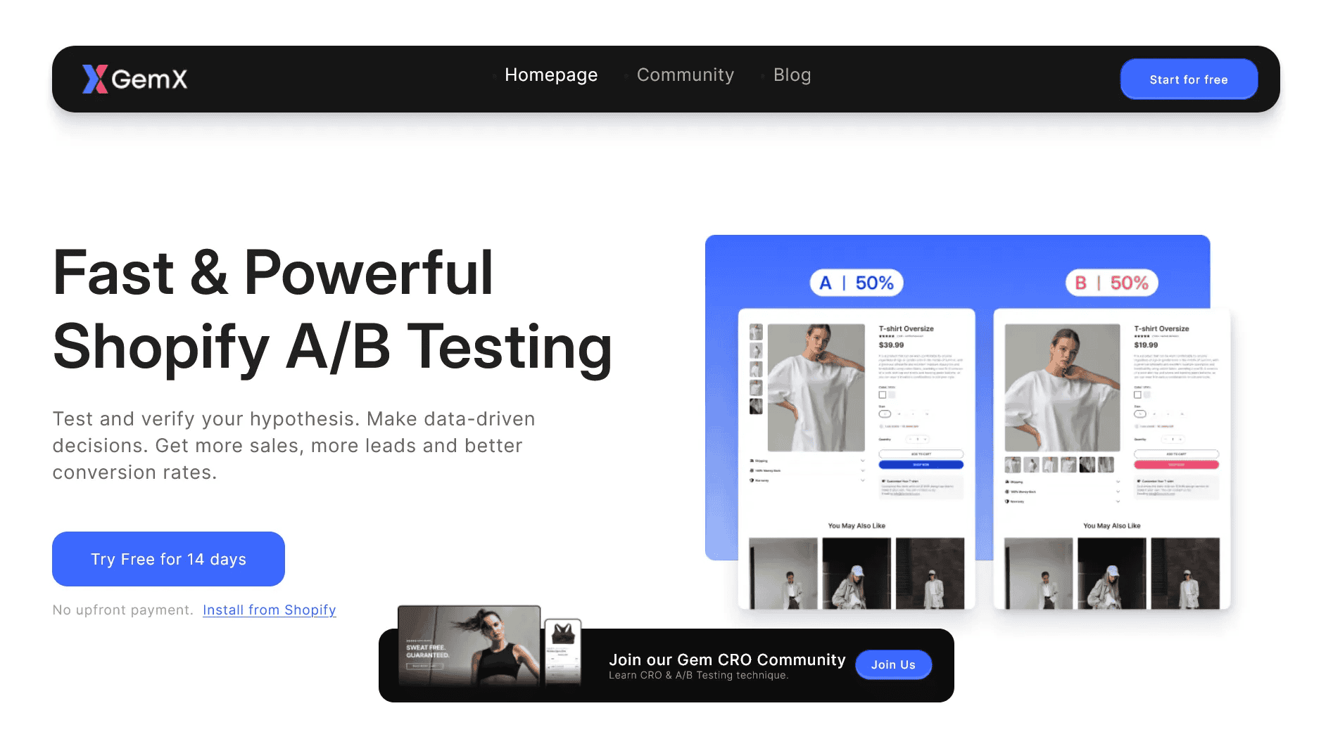 Best Shopify testing tools - https://gempages.net/blogs/shopify/shopify-ab-testing-tools